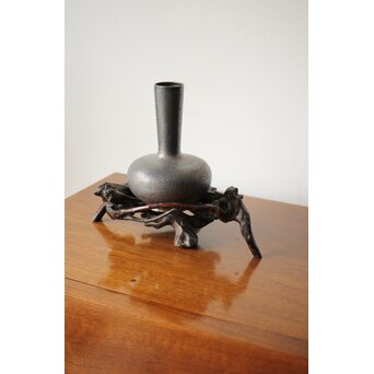 SILVER製 銀瓶 花器　M415 