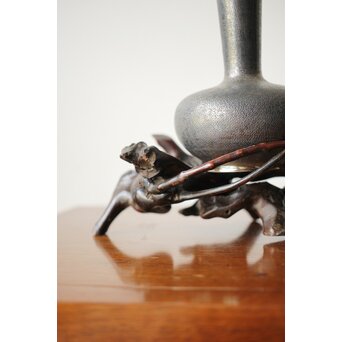 SILVER製 銀瓶 花器　M415 