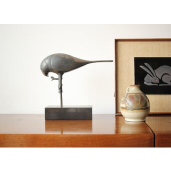 The Mwt MMA(THE METROPOLITAN MUSEUM OF ART) STERLING刻印 オウム像　M416