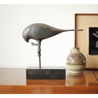 The Mwt MMA(THE METROPOLITAN MUSEUM OF ART) STERLING刻印 オウム像　M416 