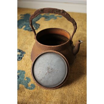 小泉仁左衛門 巣籠鶴 鉄瓶/湯沸　M417 