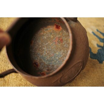 小泉仁左衛門 巣籠鶴 鉄瓶/湯沸　M417 