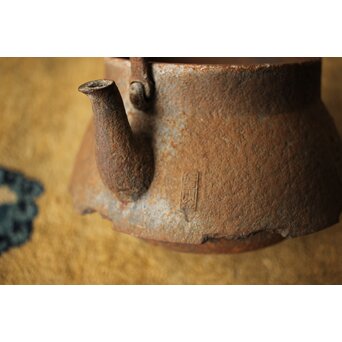 小泉仁左衛門 巣籠鶴 鉄瓶/湯沸　M417 