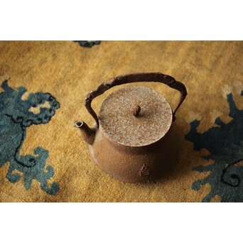 小泉仁左衛門 巣籠鶴 鉄瓶/湯沸　M417 