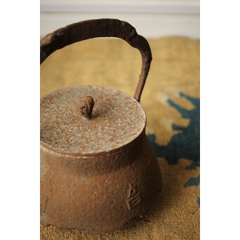 小泉仁左衛門 巣籠鶴 鉄瓶/湯沸　M417 