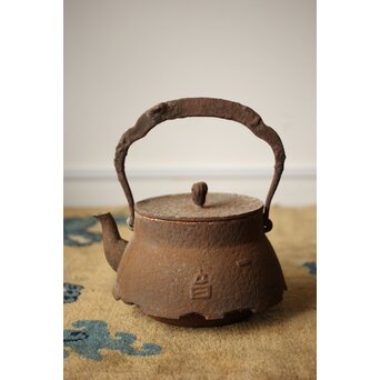 小泉仁左衛門 巣籠鶴 鉄瓶/湯沸　M417 