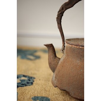 小泉仁左衛門 巣籠鶴 鉄瓶/湯沸　M417 