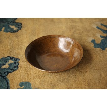 猩々堂紹美作 黄銅 鎚目菓子器　M418 