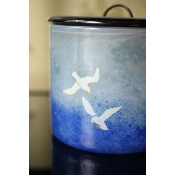 作家物 洋ガラスの水指　Y047 