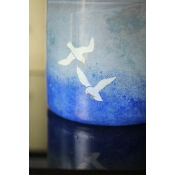 作家物 洋ガラスの水指　Y047 