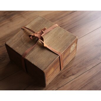 清水七兵衛 祥瑞意 染付蓋物　P479 