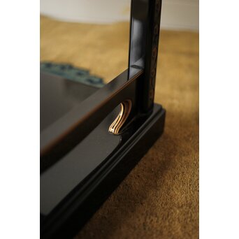 音丸香 彫漆寿文飾棚/茶棚　Q363 