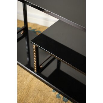 音丸香 彫漆寿文飾棚/茶棚　Q363 