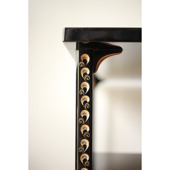 音丸香 彫漆寿文飾棚/茶棚　Q363 