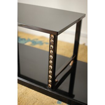 音丸香 彫漆寿文飾棚/茶棚　Q363 