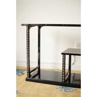 音丸香 彫漆寿文飾棚/茶棚　Q363 