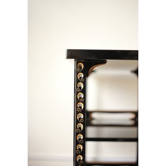 音丸香 彫漆寿文飾棚/茶棚　Q363 