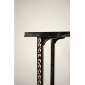 音丸香 彫漆寿文飾棚/茶棚　Q363 