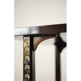 音丸香 彫漆寿文飾棚/茶棚　Q363 