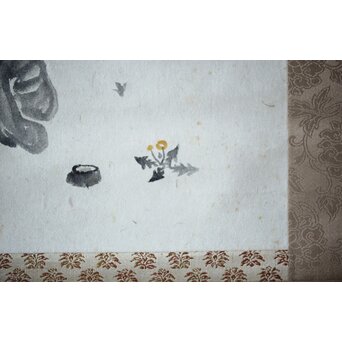 酒井三良【良寛さま】掛軸共箱　Z506 