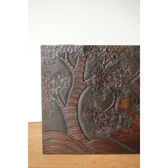 軽井沢彫 衣装箱 スツール　X458 