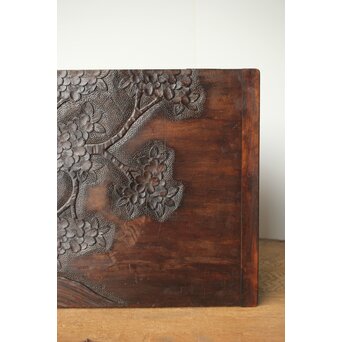 軽井沢彫 衣装箱 スツール　X458 