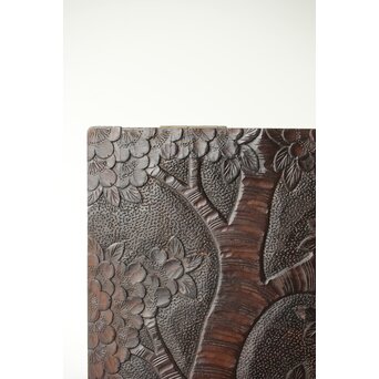 軽井沢彫 衣装箱 スツール　X458 