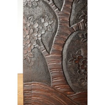 軽井沢彫 衣装箱 スツール　X458 