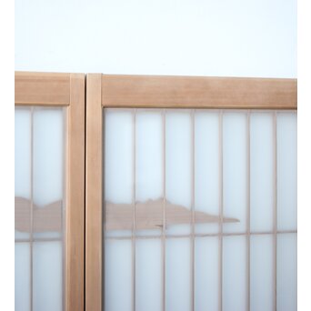 両面ガラス 近江八景 書院 4枚1組　R0397 