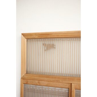 竹雀 書院欄間 5枚1組　R0399 