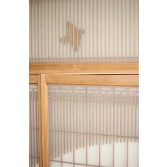 竹雀 書院欄間 5枚1組　R0399 