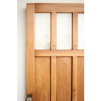 花硝子とガラスノブのドア　GD0218 