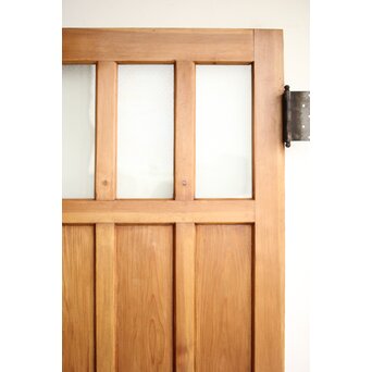 花硝子とガラスノブのドア　GD0218 