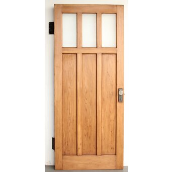 花硝子とガラスノブのドア　GD0218