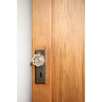 花硝子とガラスノブのドア　GD0218 