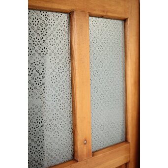 花硝子とガラスノブのドア　GD0218 