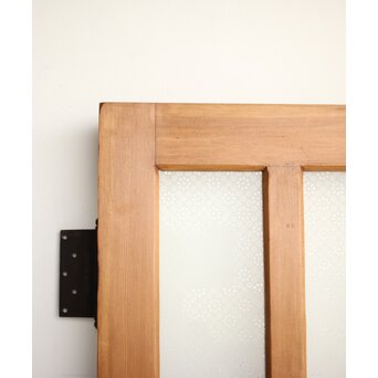 花硝子とガラスノブのドア　GD0218 