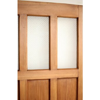 花硝子とガラスノブのドア　GD0218 