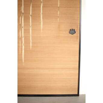 竹林七賢人 板絵/襖絵 建具 2枚1組　F269Y 