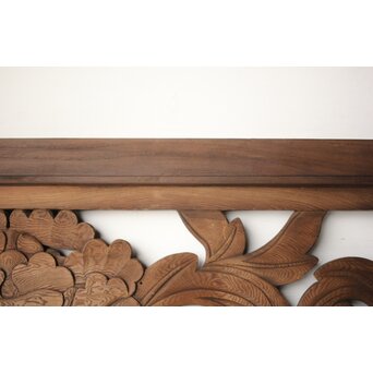 寺院欄間 牡丹　R0402 