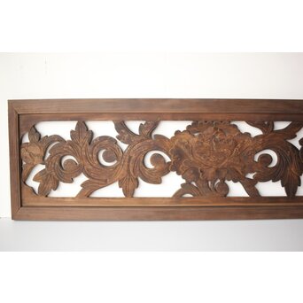 寺院欄間 牡丹　R0402 