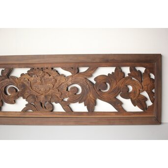 寺院欄間 牡丹　R0402 