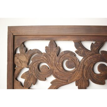 寺院欄間 牡丹　R0402 