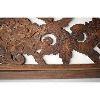 寺院欄間 牡丹　R0402 