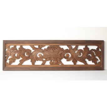 寺院欄間 牡丹　R0402 A面