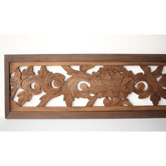 寺院欄間 牡丹　R0402 