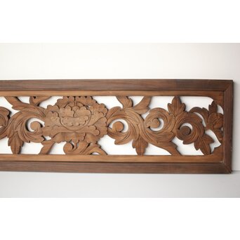 寺院欄間 牡丹　R0402 