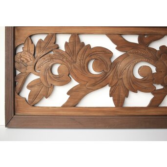 寺院欄間 牡丹　R0402 