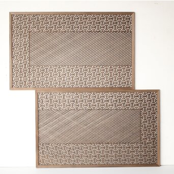 神代杉 組子 2枚1組　R0403 B面　両面仕様です