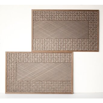 神代杉 組子 2枚1組　R0403